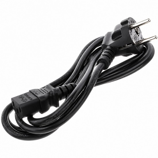 Mean Well EU1-MC13 AC Power Cord with 3 Pin IEC C13 Connector – 250V 10A - 1.8 Meter Cable Length Mean Well EU1-MC13 AC Power Cord with 3 Pin IEC C13 Connector – 250V 10A - 1.8 Meter Cable Length