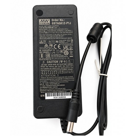 Mean Well GST40A12-PJ1 12V 3.34A 40W AC-DC Industrial Grade Power Adaptor Mean Well GST40A12-PJ1 12V 3.34A 40W AC-DC Industrial Grade Power Adaptor