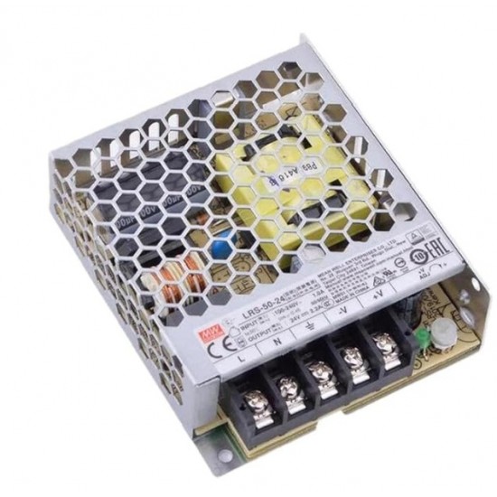 Mean Well LRS-50-24 24V 2.2A 52.8W  Switching Power Supply (SMPS) - Single Output