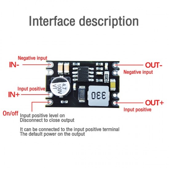 25V-100V to 24V 2A DC-DC Step Down Buck Converter Module