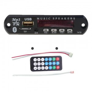 Bluetooth MP3 Decoding Board Module with inbuilt SD Card Slot / USB / FM / and Remote Control Bluetooth MP3 Decoding Board Module with inbuilt SD Card Slot / USB / FM / and Remote Control