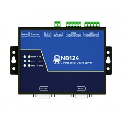 NB124ES 2-Channel Serial Server RS485/RS232/RS422 to Ethernet Converter, Support POE Function NB124ES 2-Channel Serial Server RS485/RS232/RS422 to Ethernet Converter, Support POE Function