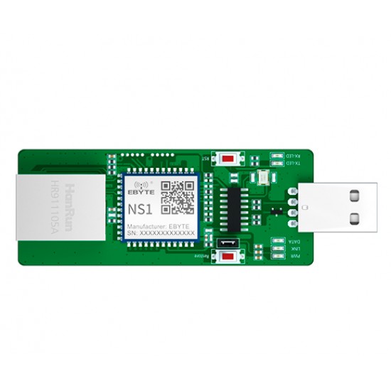 Ebyte NS1-TB USB/TTL to RJ45 Ethernet Evaluation Board