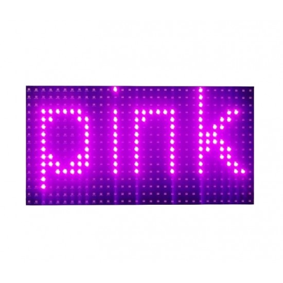 P10 Pink High Brightness LED Display Panel Module - 32x16 - 2835 SMD LEDs - 5V - 12*6 inch Dot Matrix Display P10 Pink High Brightness LED Display Panel Module - 32x16 - 2835 SMD LEDs - 5V - 12*6 inch Dot Matrix Display