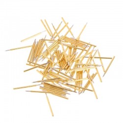 100 PCS P75-B1 Spring Test Probe Pogo Pin Tool - 1mm(Dia)x15.85mm(L)