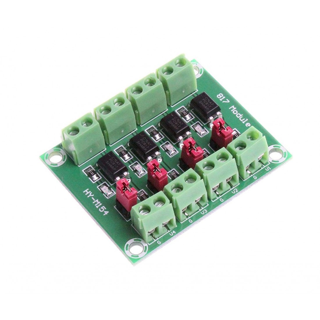 Buy PC817 4 CH Optocoupler Isolation Module - DC 3.6 -30V Driver Online ...