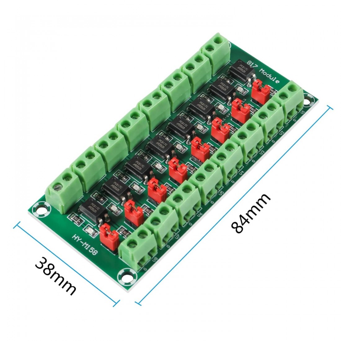 Buy PC817 8 CH Optocoupler Isolation Module - DC 3.6 -30V Driver Online ...