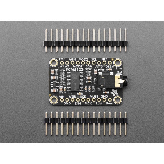 Adafruit PCM5122 I2S DAC Board with Line Level Output - HW, I2C or SPI Adafruit PCM5122 I2S DAC Board with Line Level Output - HW, I2C or SPI