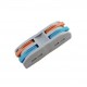 PCT-222 Quick Connector 4 Terminal 2 In-2 Out Lever Wire Connector PCT-222 Quick Connector 4 Terminal 2 In-2 Out Lever Wire Connector