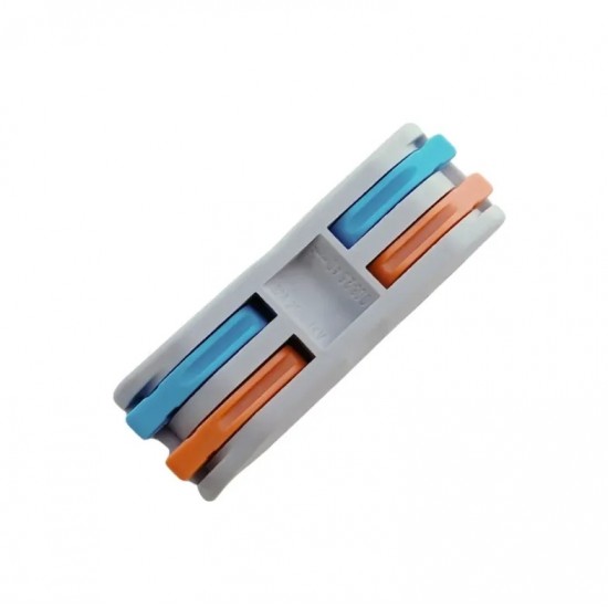 PCT-222 Quick Connector 4 Terminal 2 In-2 Out Lever Wire Connector PCT-222 Quick Connector 4 Terminal 2 In-2 Out Lever Wire Connector