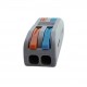 PCT-222 Quick Connector 4 Terminal 2 In-2 Out Lever Wire Connector PCT-222 Quick Connector 4 Terminal 2 In-2 Out Lever Wire Connector