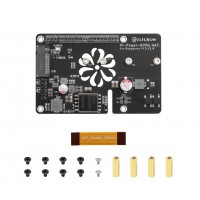 Elecrow Pi Power M.2 NVMe & PoE+ Hat for Raspberry Pi 5, Support M.2 NVMe SSDs 2230/2242/2260/2280