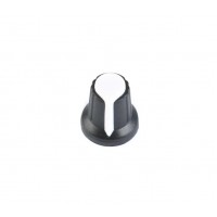 Potentiometer Knob Rotary Switch Cap - Black & White
