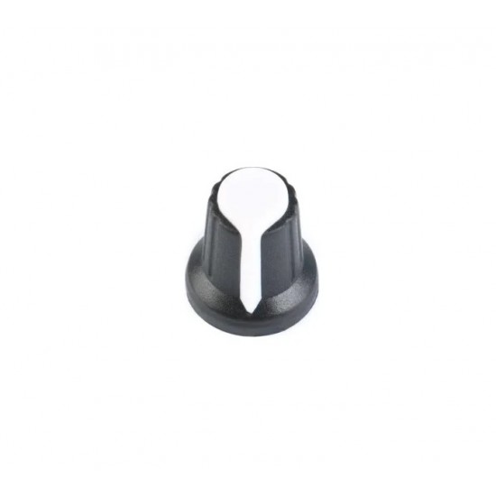 Potentiometer Knob Rotary Switch Cap - Black & White