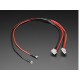 2 in 1 Power Cable for LED Matrix Panels - 60cm Cable Length 2 in 1 Power Cable for LED Matrix Panels - 60cm Cable Length
