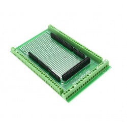 Prototype Screw Terminal Block Shield Board for Arduino Mega 2560 - Soldered