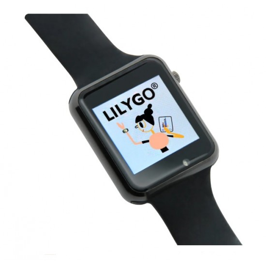 LILYGO T-Watch 2020 V3 400mAh, IPS Touch, Microphone, WIFI Bluetooth, ESP32 Programmable Watch (Q307) - Black