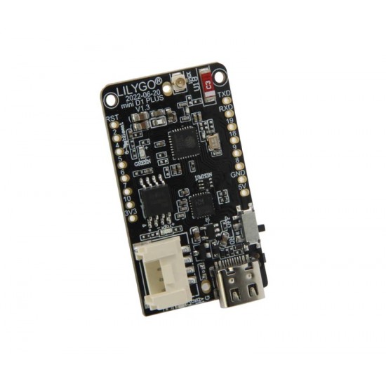 LILYGO T-OI Plus ESP32-C3 RISC-V MCU Wireless Wi-Fi Bluetooth Development Board With 16340 Battery Holder (Q369)