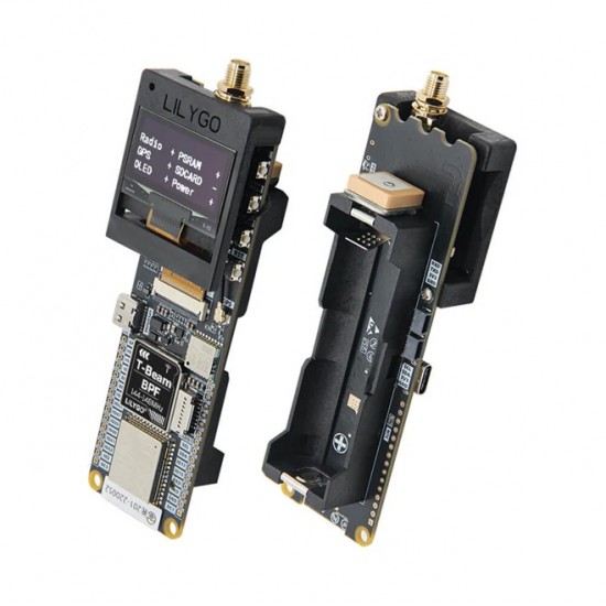LILYGO T-Beam BPF ESP32-S3 + SX1278 144-148 MHz LoRa Based Wireless Wi-Fi Bluetooth Development Board With 0.96 inch OLED Display (Q438)