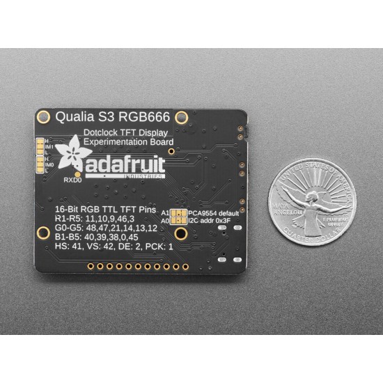 Adafruit Qualia ESP32-S3 for TTL RGB-666 Displays Adafruit Qualia ESP32-S3 for TTL RGB-666 Displays