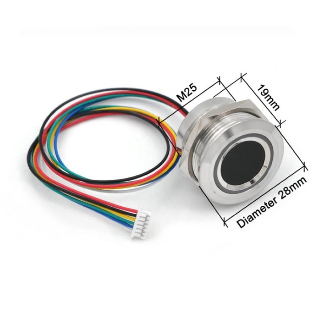 Side Fingerprint Sensor Module Buy GROW R503-5V UART, IP65, DC5V, RGB LED Capacitive Fingerprint ...