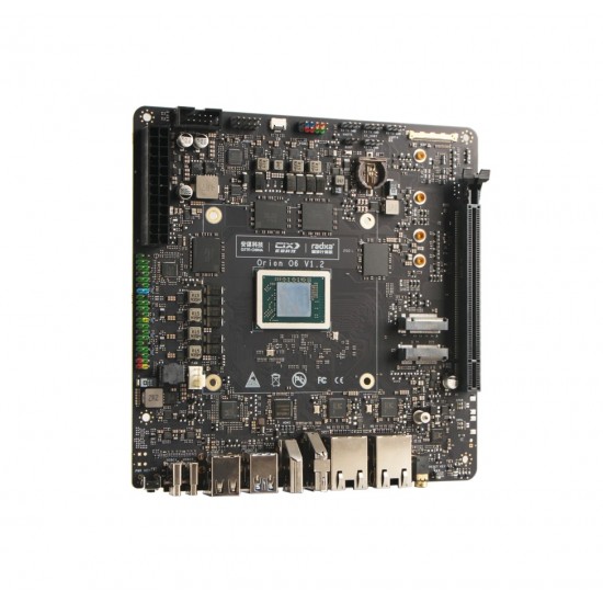 Radxa Orion O6 Open Source Arm V9 Mini ITX Motherboard - 8GB LPDDR5 RAM 12-Core CPU - 28.8TOPs NPU - PCIe Interface - Support Wi-FI 7