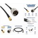 OmniLink RF Cable Assembly RP-SMA Male to N-Type Male RG58 Coaxial Cable 2 Meter Length (OL-C-RPSMAM-NM-2) OmniLink RF Cable Assembly RP-SMA Male to N-Type Male RG58 Coaxial Cable 2 Meter Length (OL-C-RPSMAM-NM-2)
