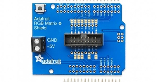 Buy Adafruit RGB Matrix Shield for Arduino Online In India at HUBTRONICS.in