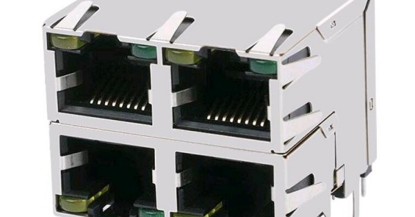 2 Part Rj45 Buy LPJE1075AGNL 2x2 Multi Port RJ45 Ehternet Connector with Integrated ...