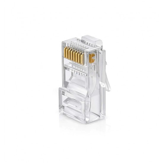 RJ45 8P8C Male Network Plug Connector for Ethernet LAN Cable – Cat5/Cat6 Compatible