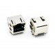 RJ45 8P8C Modular Socket Right Angle With LEDs - Single Port Ethernet LAN Female Connector