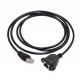 RJ45 Male to Female Screw Panel Mount Ethernet LAN Network Extension Cable - 1.5 Meter Cable Length RJ45 Male to Female Screw Panel Mount Ethernet LAN Network Extension Cable - 1.5 Meter Cable Length