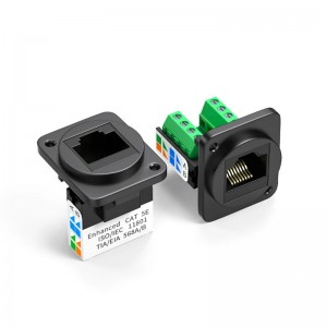 RJ45 Network Cable Connector Panel Mount RJ45 Network Cable Connector Panel Mount