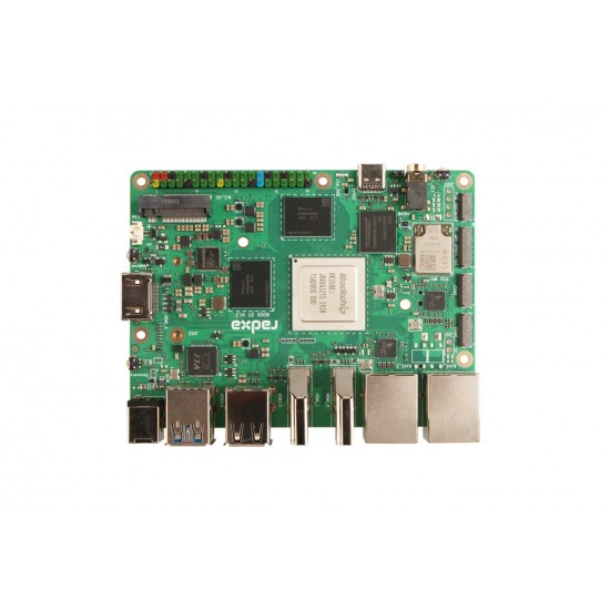 Radxa Rock 5T 8GB LPDDR5 RAM No eMMC Single Board Computer - Based On Rock Chip RK3588 - Wi-Fi 6 & BLE 5.3 - On Board Dual M.2 Key Connector - RS139-D8