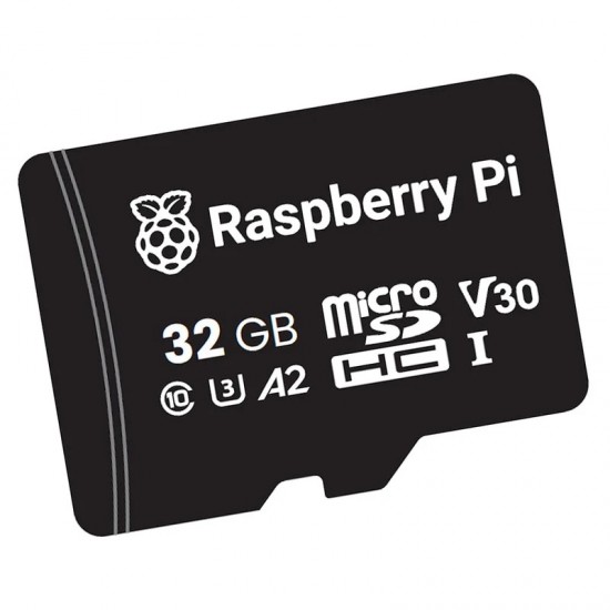 Official Raspberry Pi 32GB A2 Class Micro SD Card  - Unprogrammed