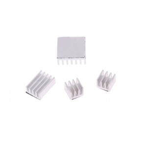 Raspberry Pi 4B Aluminum Heatsink Set of 4 Raspberry Pi 4B Aluminum Heatsink Set of 4