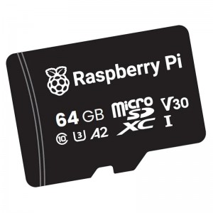 Official Raspberry Pi 64GB A2 Class Micro SD Card - Unprogrammed Official Raspberry Pi 64GB A2 Class Micro SD Card - Unprogrammed