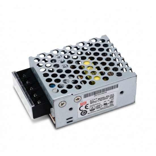 Mean Well RS-15-5 5V 3A 15W Switching Power Supply (SMPS) - Single Output Mean Well RS-15-5 5V 3A 15W Switching Power Supply (SMPS) - Single Output