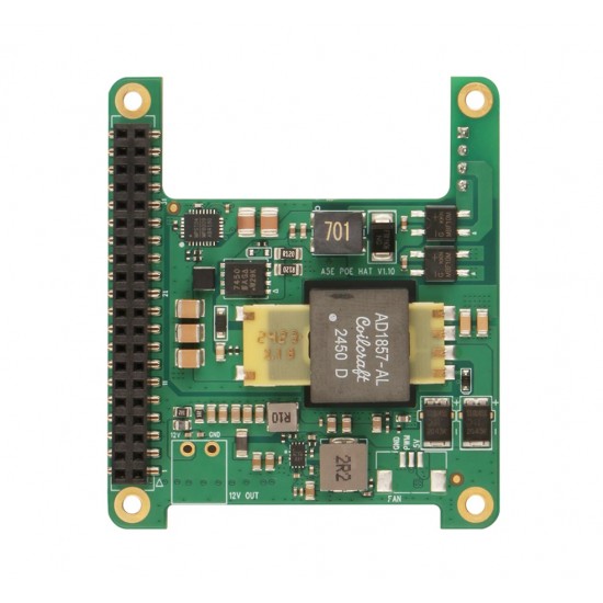 Radxa 20W PoE+ HAT for Radxa Cubie A5E SBC's (RA037) Radxa 20W PoE+ HAT for Radxa Cubie A5E SBC's (RA037)