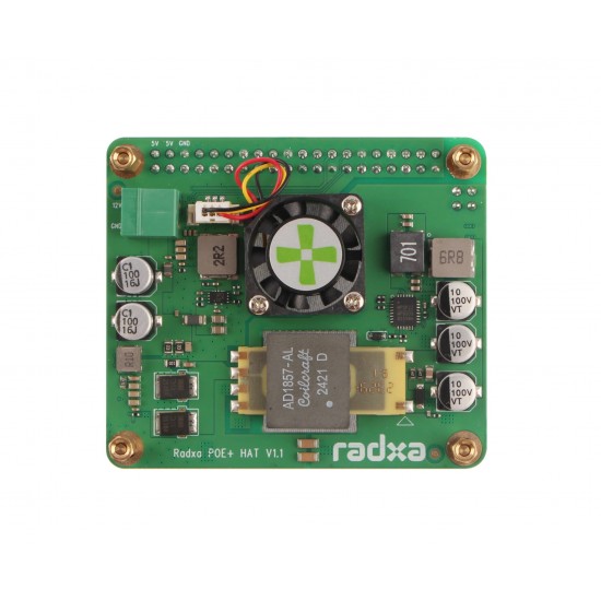 Radxa 25W PoE+ HAT for Radxa SBCs