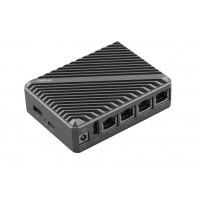 Radxa E24C 2GB Ram Single Board Computer - Based On Rockchip RK3528A - 4 Gigabit Ethernet Ports - Aluminum Alloy Case - RS137-D2E0S16