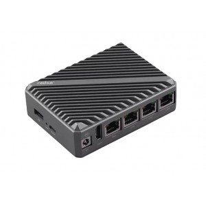 Radxa E24C 1GB Ram Single Board Computer - Based On Rockchip RK3528A - 4 Gigabit Ethernet Ports - Aluminum Alloy Case - RS137-D1E0S16 Radxa E24C 1GB Ram Single Board Computer - Based On Rockchip RK3528A - 4 Gigabit Ethernet Ports - Aluminum Alloy Case - RS137-D1E0S16