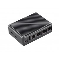 Radxa E54C 4GB Ram No eMMC - High-Performance AI Edge Network Computer With Case - 5 TOPS AI Computing Power- RS128-D4E0H0O1S16