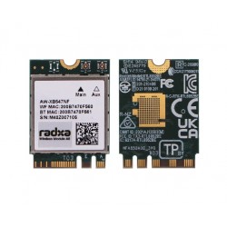 Radxa M.2 Wi-Fi 6 BT 5.2 Wireless Module A8 V2.0 - Based on Realtek RTL8852BE - AW-XB547NF - RA007-A8