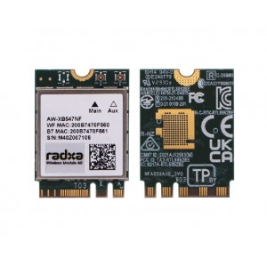 Radxa M.2 Wi-Fi 6 BT 5.2 Wireless Module A8 V2.0 - Based on Realtek RTL8852BE - AW-XB547NF - RA007-A8 Radxa M.2 Wi-Fi 6 BT 5.2 Wireless Module A8 V2.0 - Based on Realtek RTL8852BE - AW-XB547NF - RA007-A8