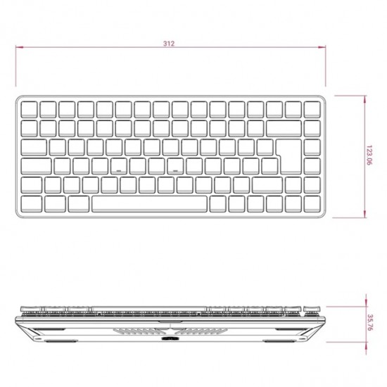 Raspberry Pi 500+ Unit - US Layout