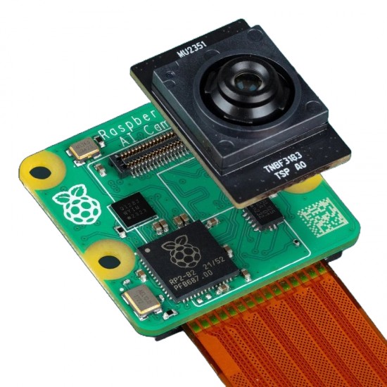 Official Raspberry Pi AI Camera - 12MP Sony IMX500 Sensor - 76° FOV