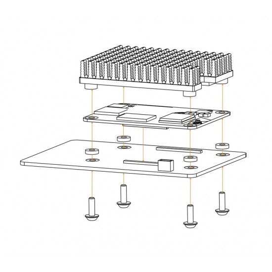 Official Raspberry Pi Compute Module 5 Passive Cooler