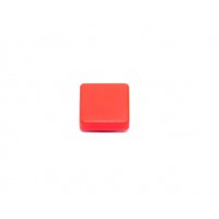 Red Square Cap for 12x12mm Tactile Push Button