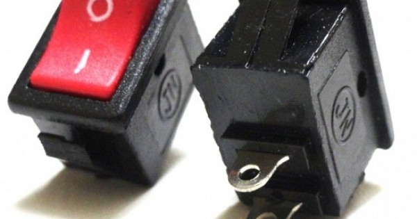 Buy 2pin SPST ON-OFF Mini Rocker Switch - 250V 2A Online In India at ...